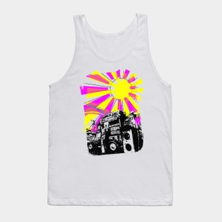 Reggae sound system offset graphic Tank Top